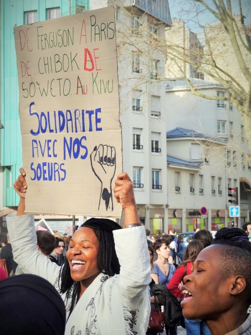 almahgeistphotography:French Womanist (Afrofeministe) Procession on the 8th March demonstration in P