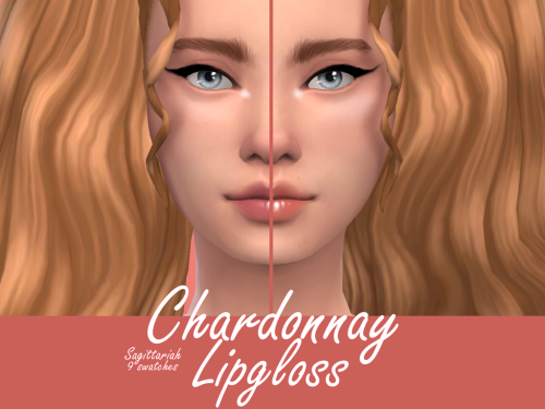 Chardonnay Lipglossbase game compatible9 swatchesproperly taggedenabled for all occultsdisabled for 