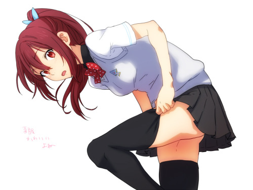 yatchu:  (via 【二次・ZIP】萌えと癒しの可愛い制服美少女２次画像 | 桃色虹画像 -二次元萌え画像エロ画像まとめ-) 