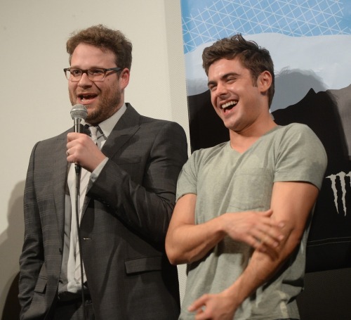 Zac Efron, Seth Rogen & Christopher Mintz-Plasse 