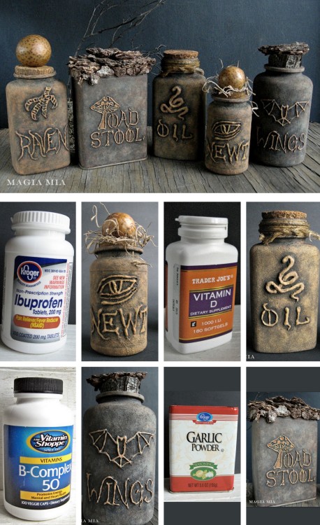 halloweencrafts:DIY Halloween Apothecary Jars’ Tutorial from Magia MiaLink update 2019My viral colla