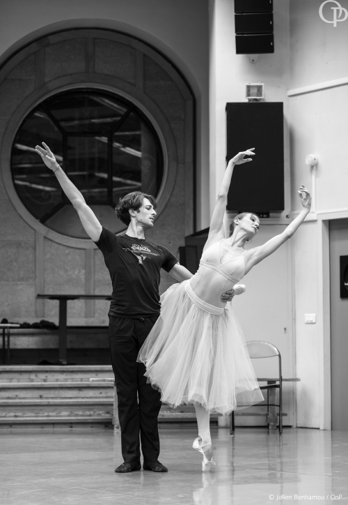 Ludmila Pagliero, Mathieu GanioIn the night rehearsalphoto: Julien Benhamou