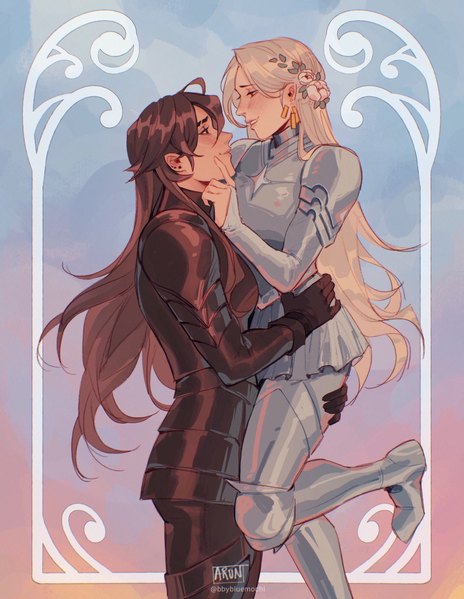 bbybluemochi:some fairytale lesbians to brighten up your day &lt;3 