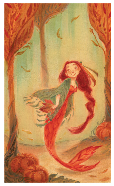 fairytalemood:“A Mermaid for All Seasons” by Casey Robin