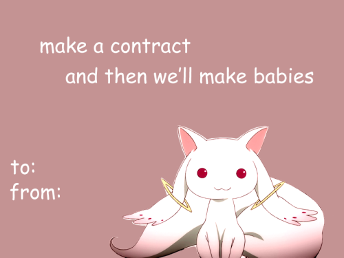 owldee:  kyubey valentines this has probably already been done but i had to 
