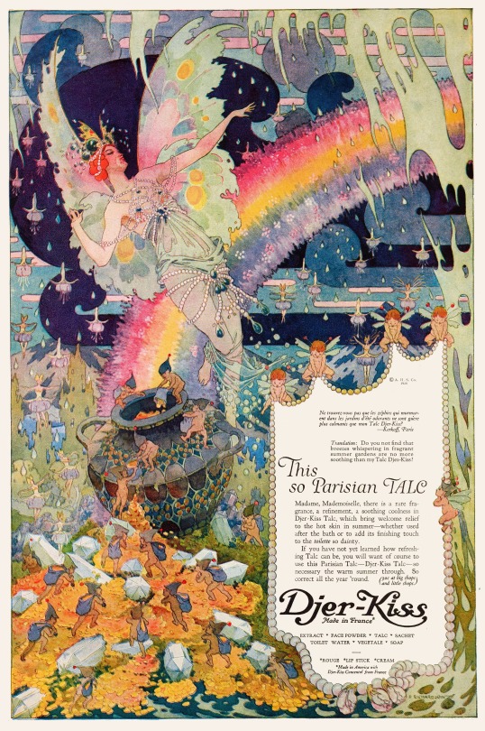Djer-Kiss, This So Parisian Talc by Frederick Richardson, 1921