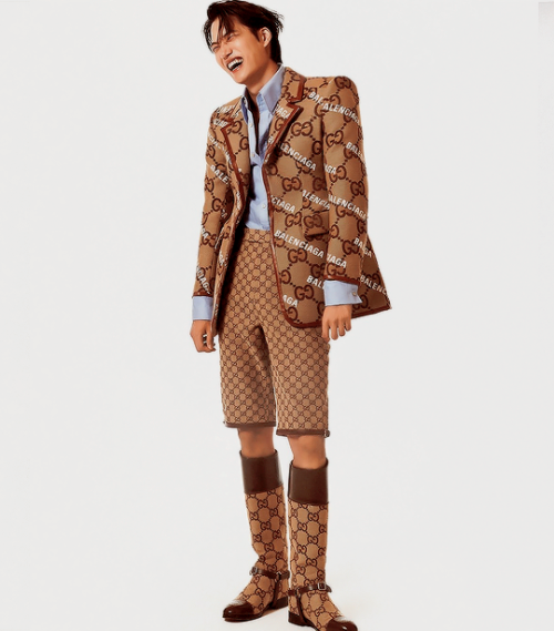 dazzlingkai: kai x gucci → elle korea (november 2021 issue)