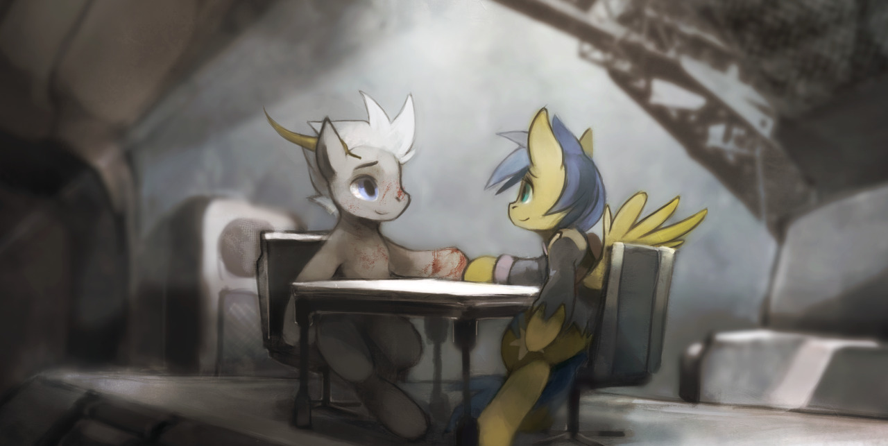 Delightfully dark commission for mrcattable Disclaimer: I have never played Fallout,
