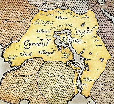 uesp:“Cyrodiil is the cradle of Human Imperial high culture on Tamriel. It is the largest region of 