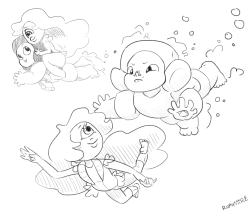 rupphiiire:  little swimmers XD @jen-iii I did both! @e-jheman I tried to emulate your lovely hatching… tried lol 