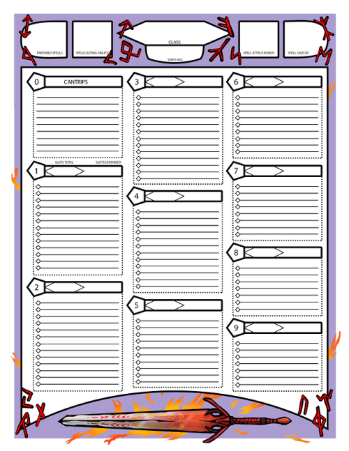 InkEgg : Here’s a custom character sheet commission that I...