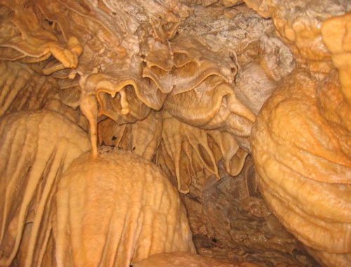 wrotten:Speleothems in Riverbend Cave, Horne Lake