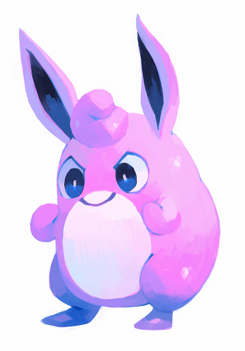 bluekomadori - wanted to paint some pokemon using only colors...