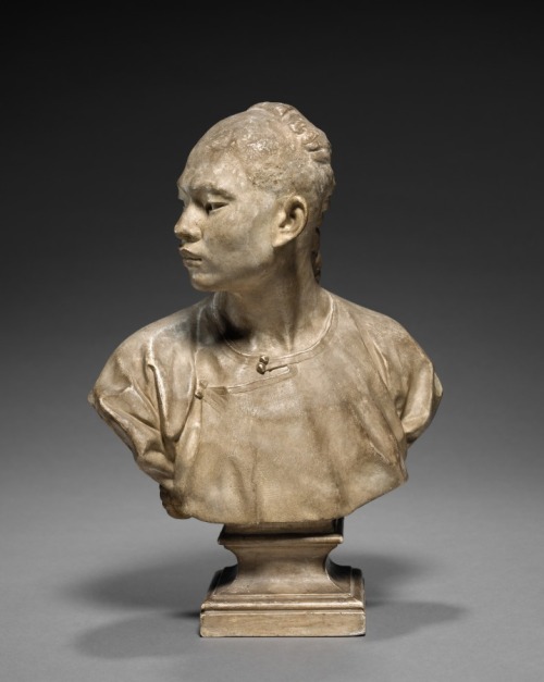 cma-modern-european-art:Bust of a Chinese, Jean-Baptiste Carpeaux , 1867, Cleveland Museum of Art: M