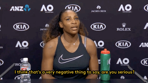 loveremains4eva:baronessvondengler:refinery29:Watch: Serena Williams just masterfully defended herse
