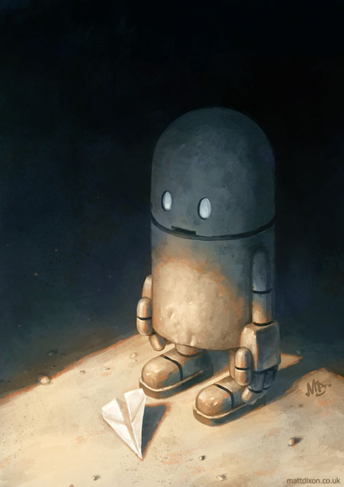 cinemagorgeous:Nobody visualizes adorable robots quite like Matt Dixon.