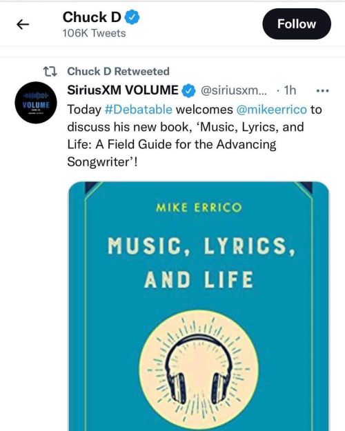 It’s not often Chuck D retweets my work. I’m glad this is what he chose.  . . #publicene