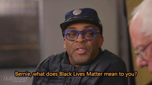 nevaehtyler:   Bernie Sanders Tells Spike Lee What Black Lives Matter Means To Him