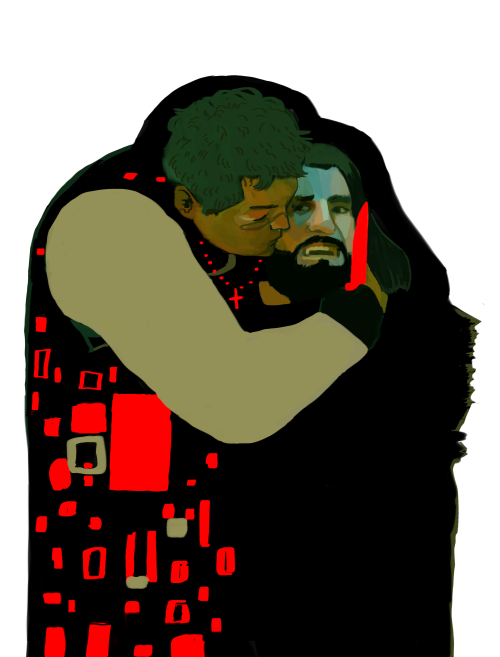 ratbbag:the kiss by klimt except its the