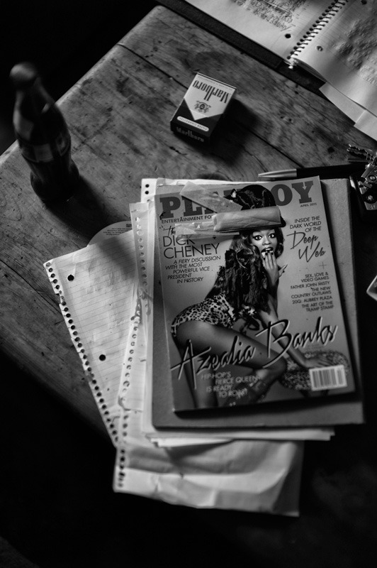 vanstyles:  Coffee table in Evidence’s studio.