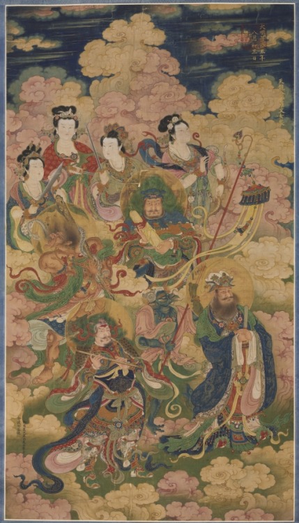 The Eight Hosts of Deva, Naga, and Yakshi, 1454, Cleveland Museum of Art: Chinese ArtThe grandest of