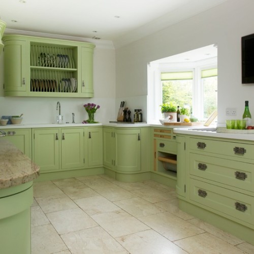 Kitchen Shades of Green