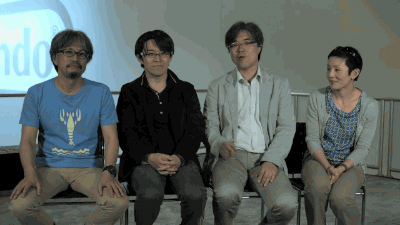iheartnintendomucho:  Eiji Aonuma, Zelda series producer, dances like a Cucco Aonuma