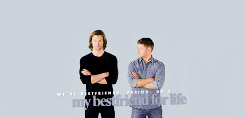 xxgoldie12xx: MULTIFANDOM CHALLENGE || (2/35) Friendships » Jensen Ackles &amp; Jared Pada