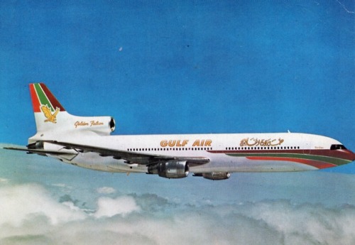 Gulf Air FiveStar TriStar Lockheed L-1011-100 Extended range (1970s)