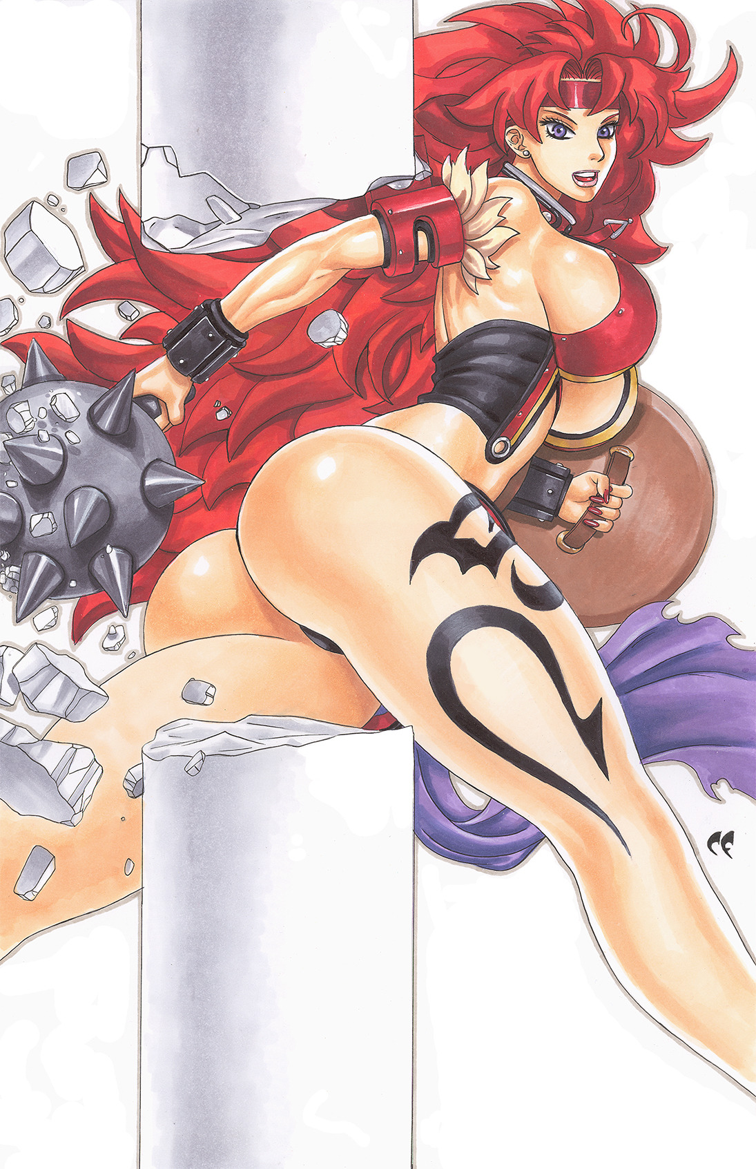 fandoms-females:  Anime Fangasm # 1 - Shattering Structures (   Risty from Queen’s