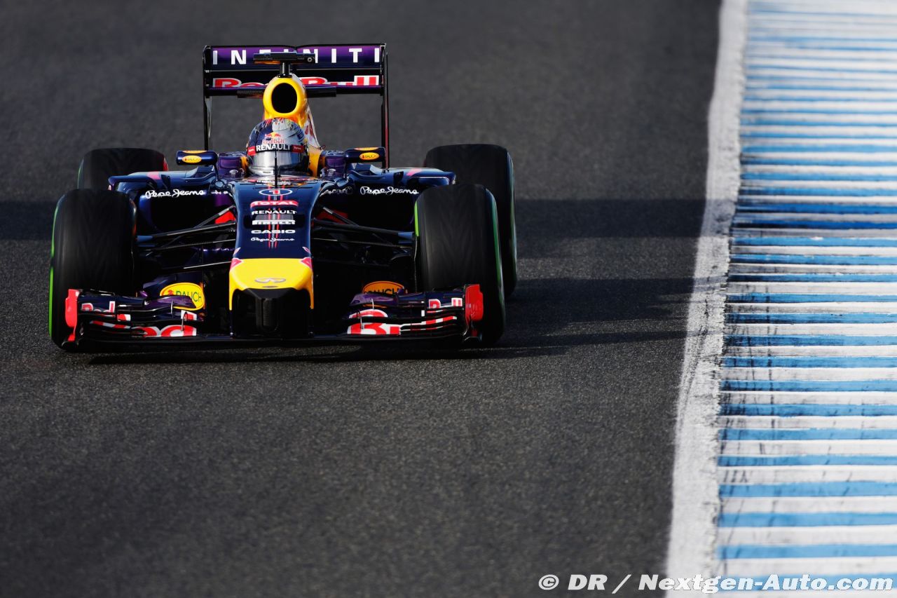 Vettel with his RB10