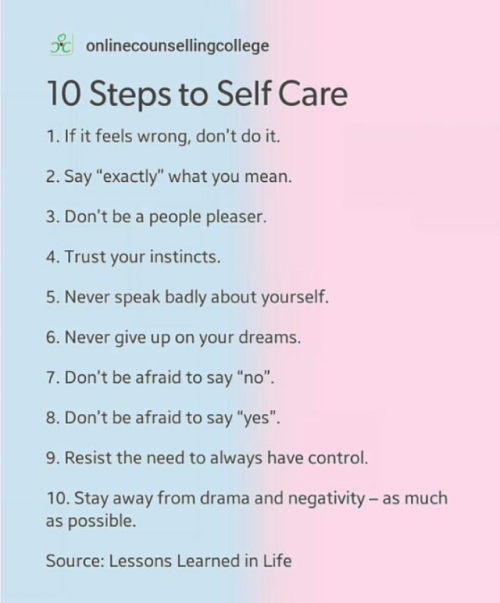 Self care is so important. It comes in all sorts of techniques too. We all have things that make us 