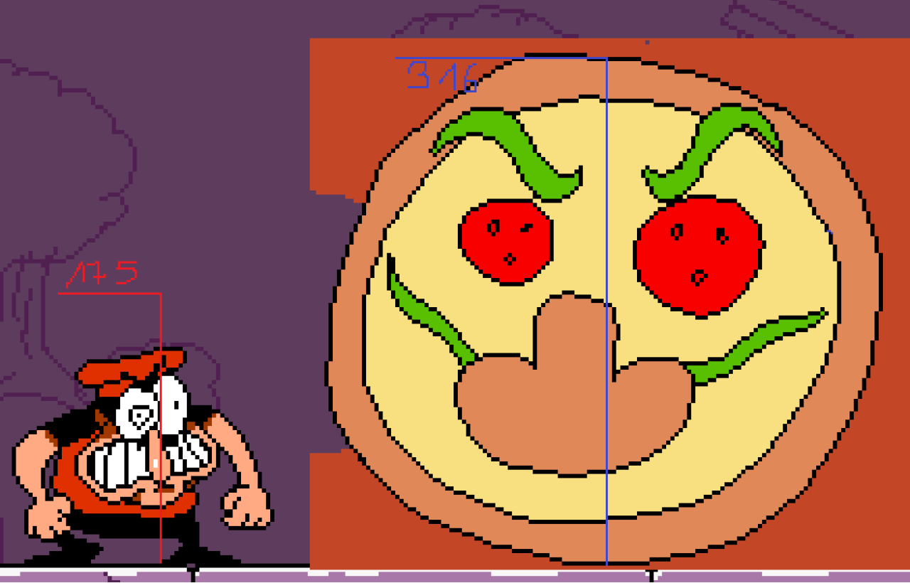 Pizza Tower characters From shortest to tallest cause yes(headcanon) :  r/PizzaTower