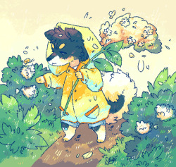 leafie-draws:A small garden friend~ 🍃🌼🐌