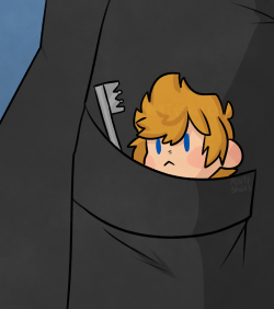 mintyskulls:  I remembered some old doodle of mine of a pocket-sized roxas and I’m pretty sure I lost it somewhere down the road, so have another oneDo not repost, edit/crop, or use without permission/credit.