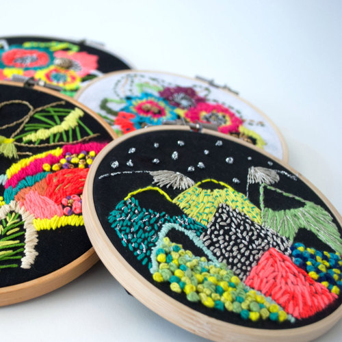 Embroideries by Katy Biele