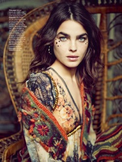 modelsandfashiondiary:Bambi Northwood-Blyth for Elle UK October 2015, by Marcin Tyska.