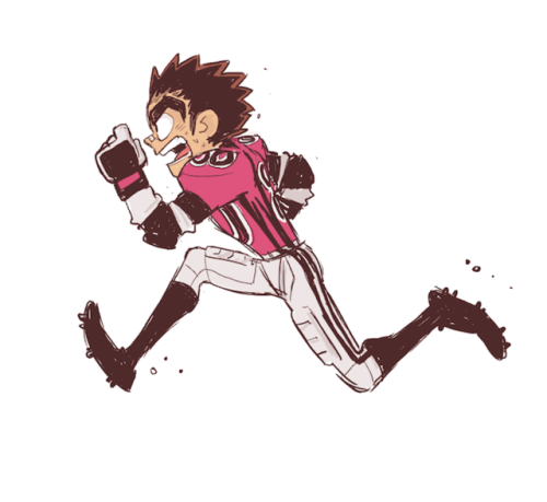 So I re-read all of Eyeshield 21 and went on a big doodle kick! One of my favorite manga of all time