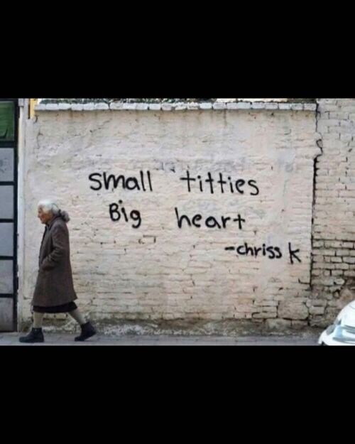 Porn photo #small #tities #bigheart