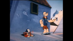 Popeye from the episode Play it Again, Popeye.