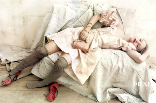 Prada spring 2006Sasha Pivovarova by Steven Meisel Happy birthday, Princess