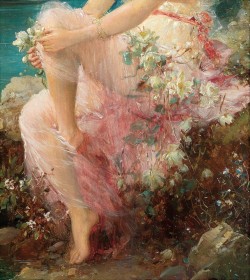 die-rosastrasse:  Hans Zatzka  Austrian,