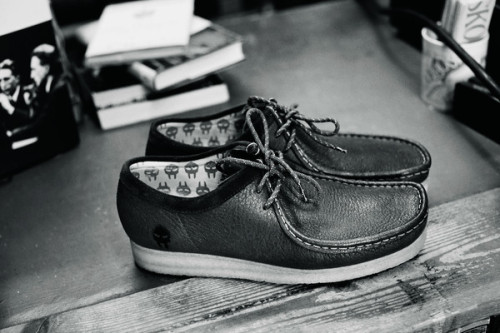 DOOM x Clarks Wallabees