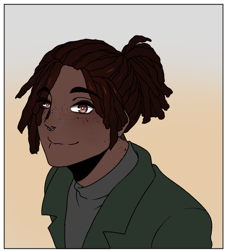 Lastly, but not least Rido Juarrez!
A calm, charismatic individual that has a way with People. He may be all smiles, but even he has secrets that need to be revealed.
But Felix can at least shine some light his way to get him to loosen up.