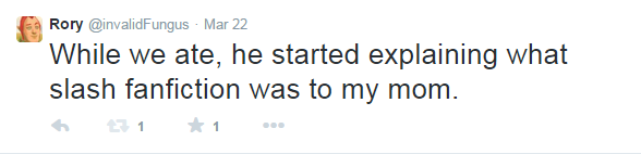 mushroomfailure:  My dad, who is in his 70′s, discovered what slash was and then