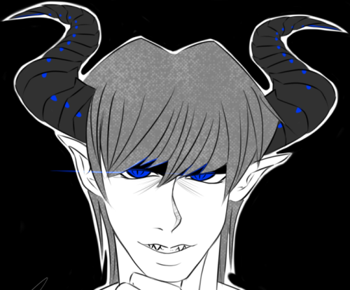 Late spoopy thing. Demon!Seto because honestly there is no limits to how hot this man can get dayum.