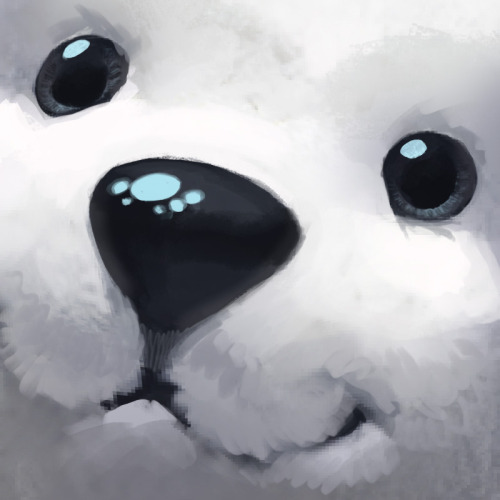 scienceisfood:yoshiyaki:The Greater Dog (Undertale)The biggest fuzzy baby