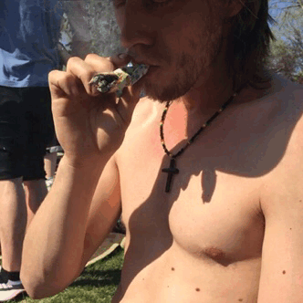 Our lovely braided joint for 420 at the downtown Legislature building. I had a blast