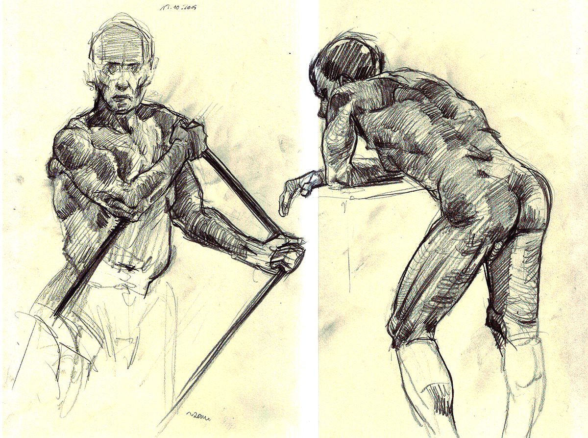 slothyslothson:  today’s life drawing session   &gt;Go on /ic/ &gt;See