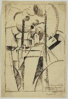 Landscape with Chimneys, 1913, Albert Gleizes